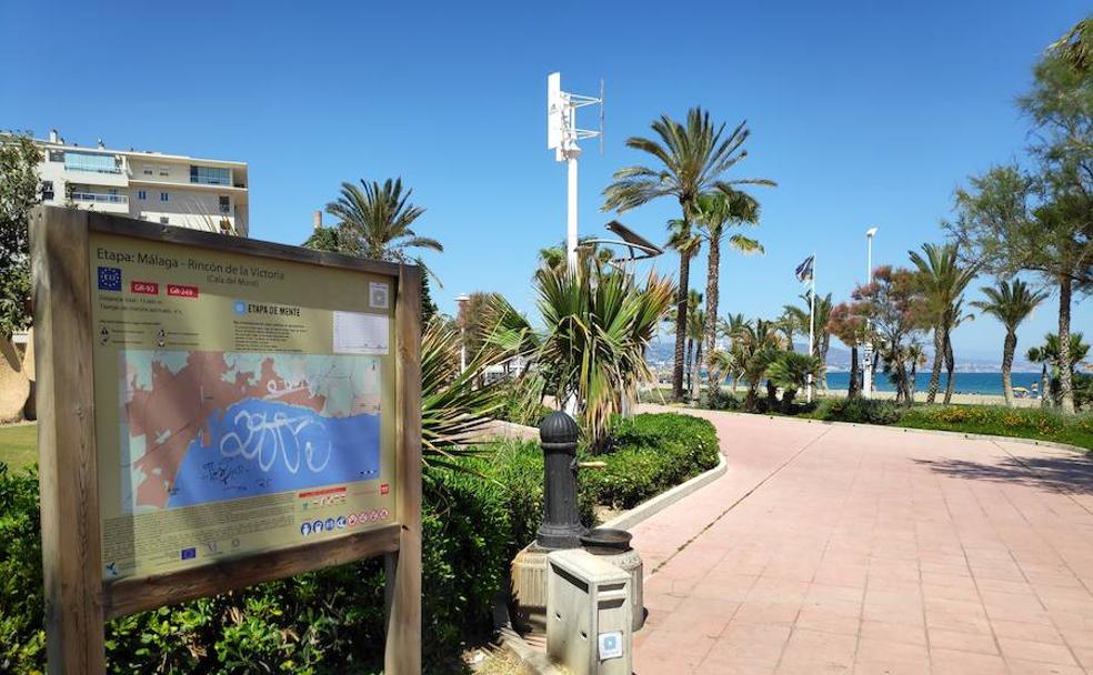 Inicio de la ruta en el Paseo Marítimo Antonio Banderas