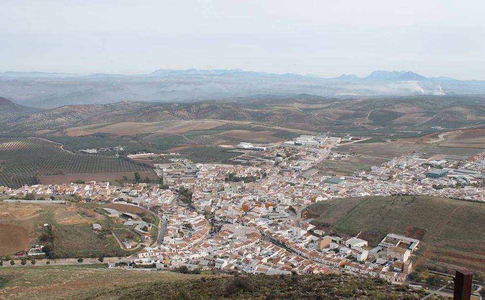 Vista de Alameda desde la Cruz de la Camorra