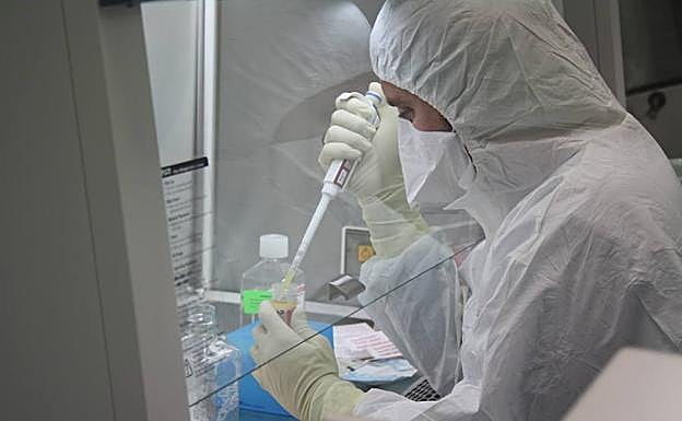 Sala de producción celular.