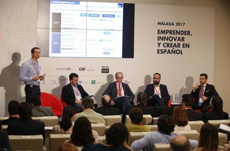 Málaga ha vuelto a ser la sede del foro Futuro en Español, una iniciativa de Vocento y CAF-Banco de Desarrollo de América Latina en el que se ha abordado el reto de innovar en Latinoamérica. 