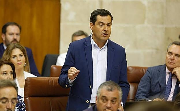 Imagen principal - Moreno, Rodríguez y Marín, durante sus intervenciones. 