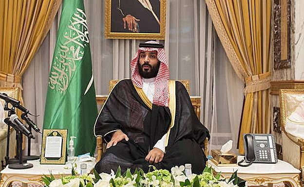 Mohamed Bin Salman, designado esta semana próximo rey de Arabia Saudí, en el Palacio Real, en La Meca, hace unos días.