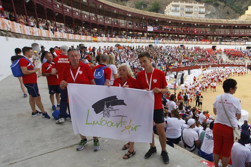 Este domingo han dado comienzo la XXI edición de los Juegos Mundiales de Deportistas Trasplantados 2017 en Málaga, cuya ceremonia de inauguración se ha celebrado en la plaza de toros.