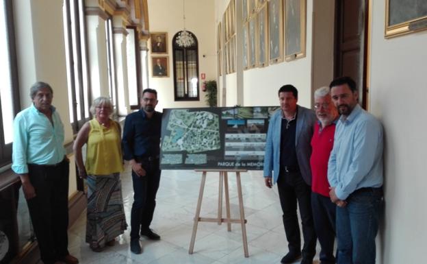 Unos jardines junto a las fosas y un centro de interpretación completarán el Parque de la Memoria de Málaga