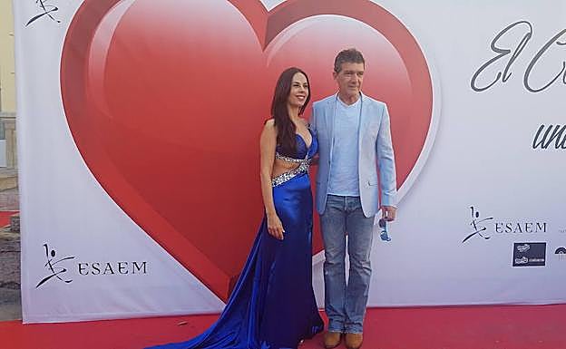Antonio Banderas, hoy, en la gala ESAEM