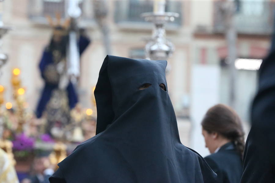 El acto se ha celebrado en la plaza de la Constitución al no poder hacerlo el Miércoles Santo