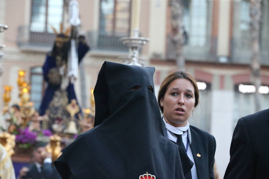 El acto se ha celebrado en la plaza de la Constitución al no poder hacerlo el Miércoles Santo