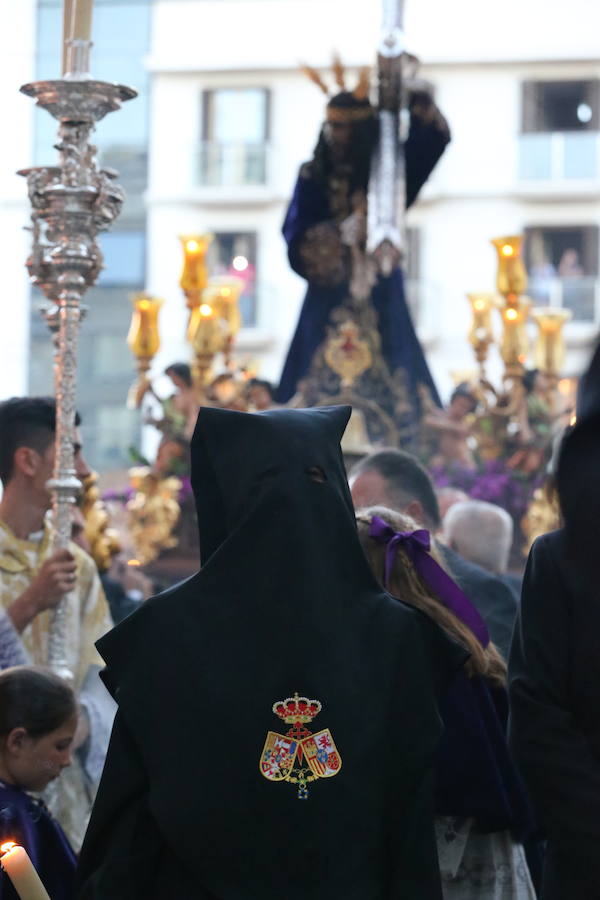 El acto se ha celebrado en la plaza de la Constitución al no poder hacerlo el Miércoles Santo