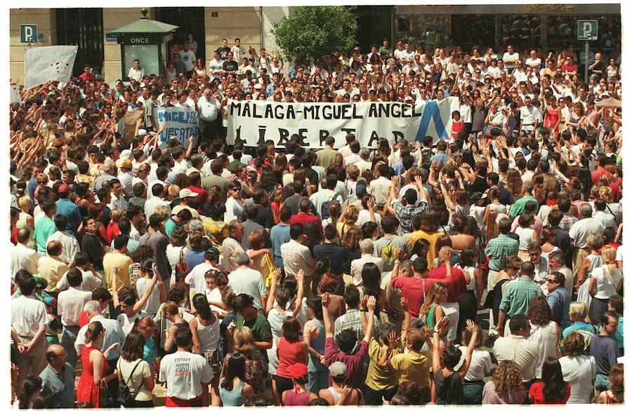 Así vivió Málaga el asesinato de Miguel Ángel Blanco