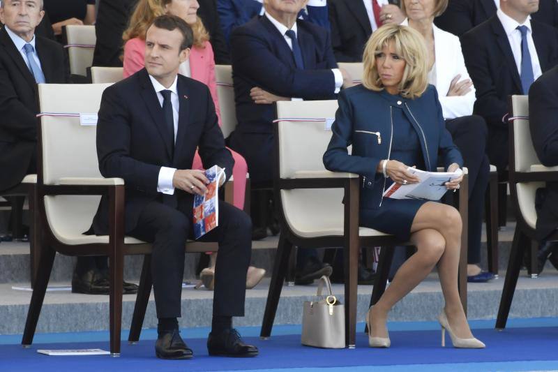 La Fiesta Nacional francesa contó con la asistencia del presidente de los Estados Unidos en conmemoración del centenario de la entrada de Estados Unidos en la Primera Guerra Mundial junto a Francia y al resto de los aliados.