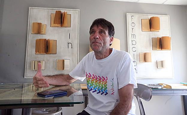 Francisco Olveira, durante la entrevista.