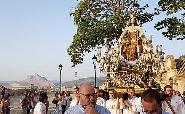 Procesión de la Virgen del Carmen en Antequera.