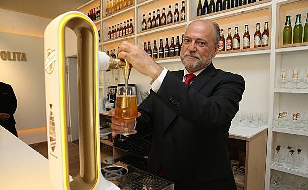 El director de la planta malagueña de Mahou San Miguel, José Manuel Huesa