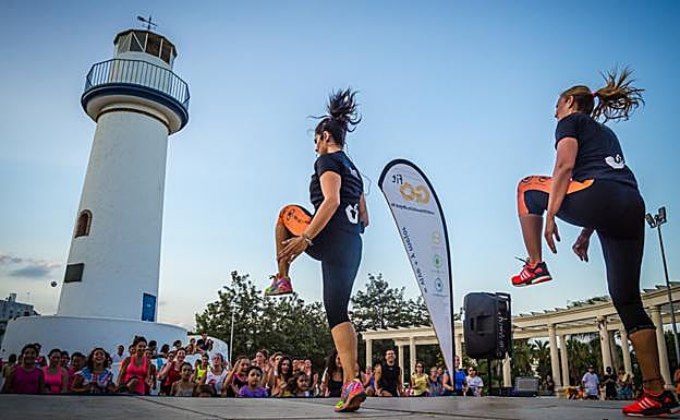 Clase de zumba del año pasado.