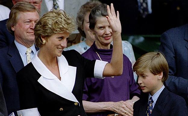 Diana, junto a su hijo Guillermo.