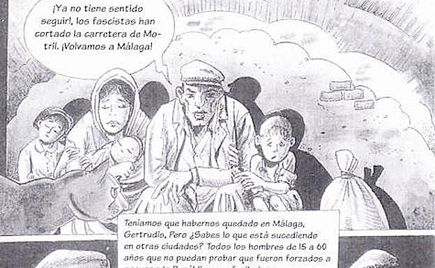 Un cómic recupera la historia silenciada de las recoveras en Málaga durante la posguerra