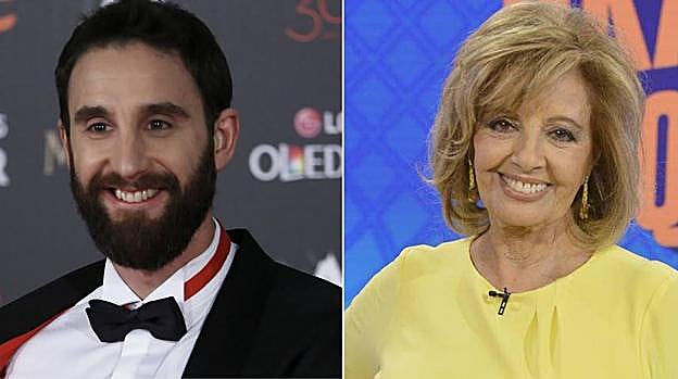 Dani Rovira y María Teresa Campos (archivo).