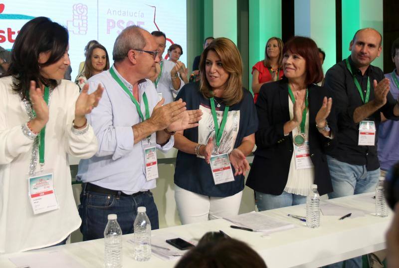 Imágenes de la primera jornada del cónclave de los socialistas andaluces