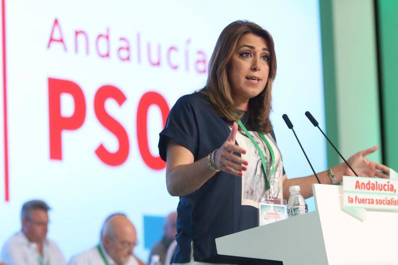 Imágenes de la primera jornada del cónclave de los socialistas andaluces