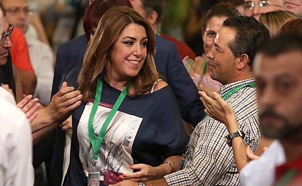 Susana Díaz mantiene su núcleo duro en la ejecutiva del PSOE-A