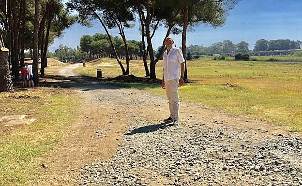 Zorrilla muestra el sendero poco accesible