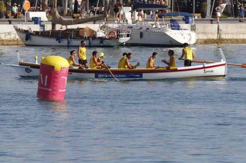 La Araña se hace con el triunfo en la tradicional competición de remo tras ganar la regata celebrada ayer en el puerto de la capital