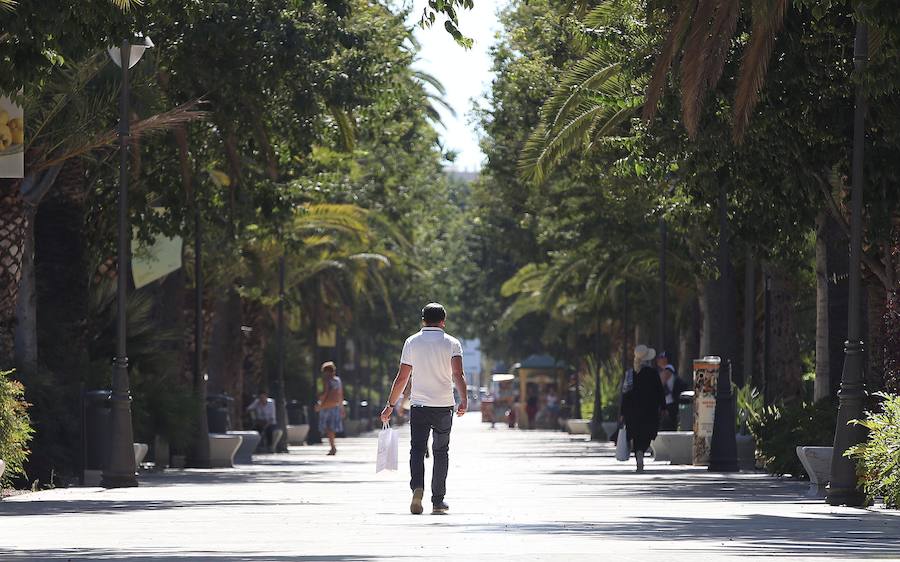 La capital vivió un martes en el que el calor fue el protagonista del día