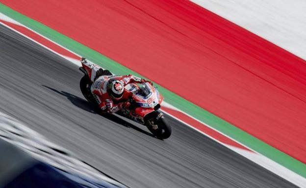 Jorge Lorenzo, en el circuito de Austria. 