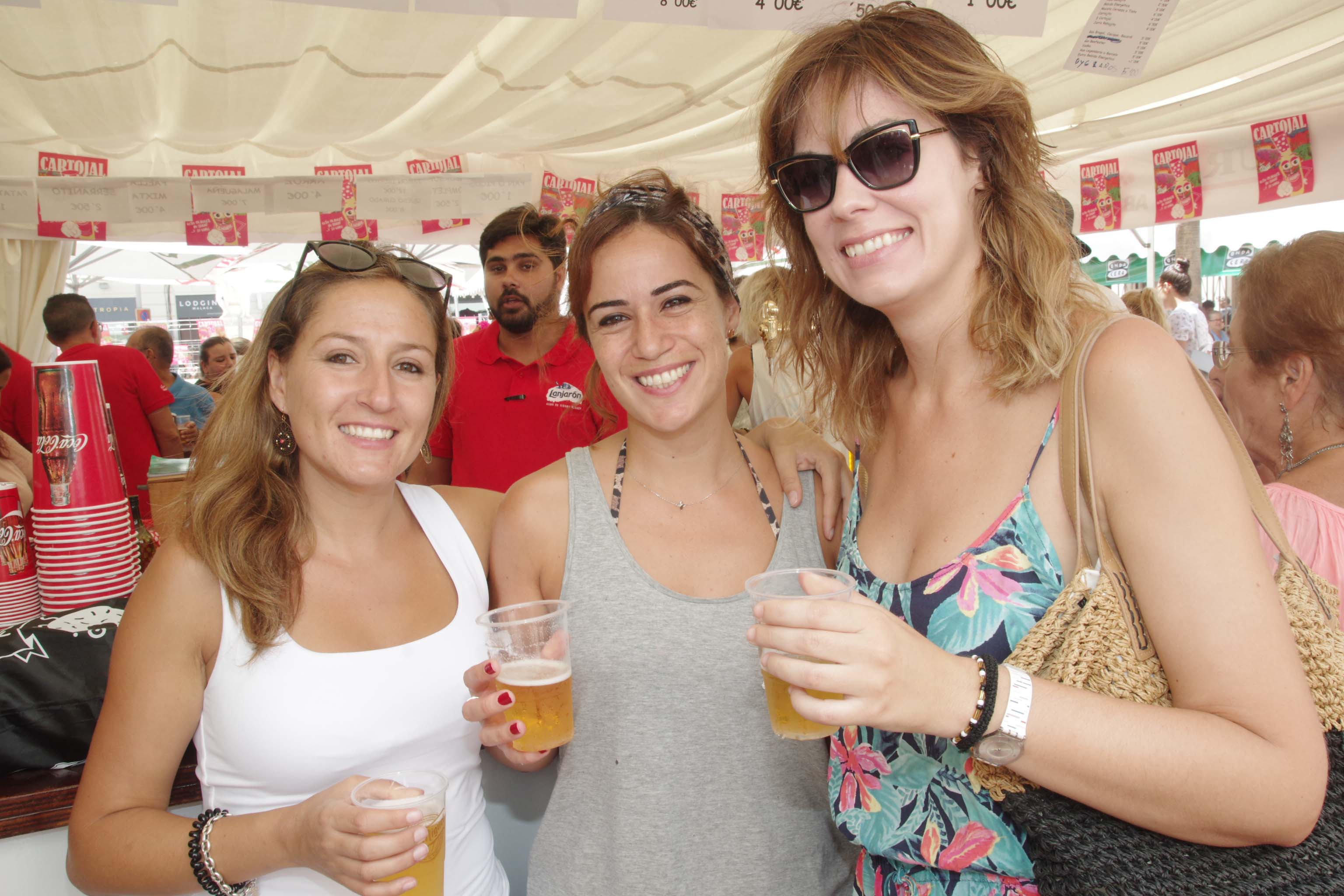 Cristina Córdoba, Teresa Saiz y María López que vienen desde Cuenca.