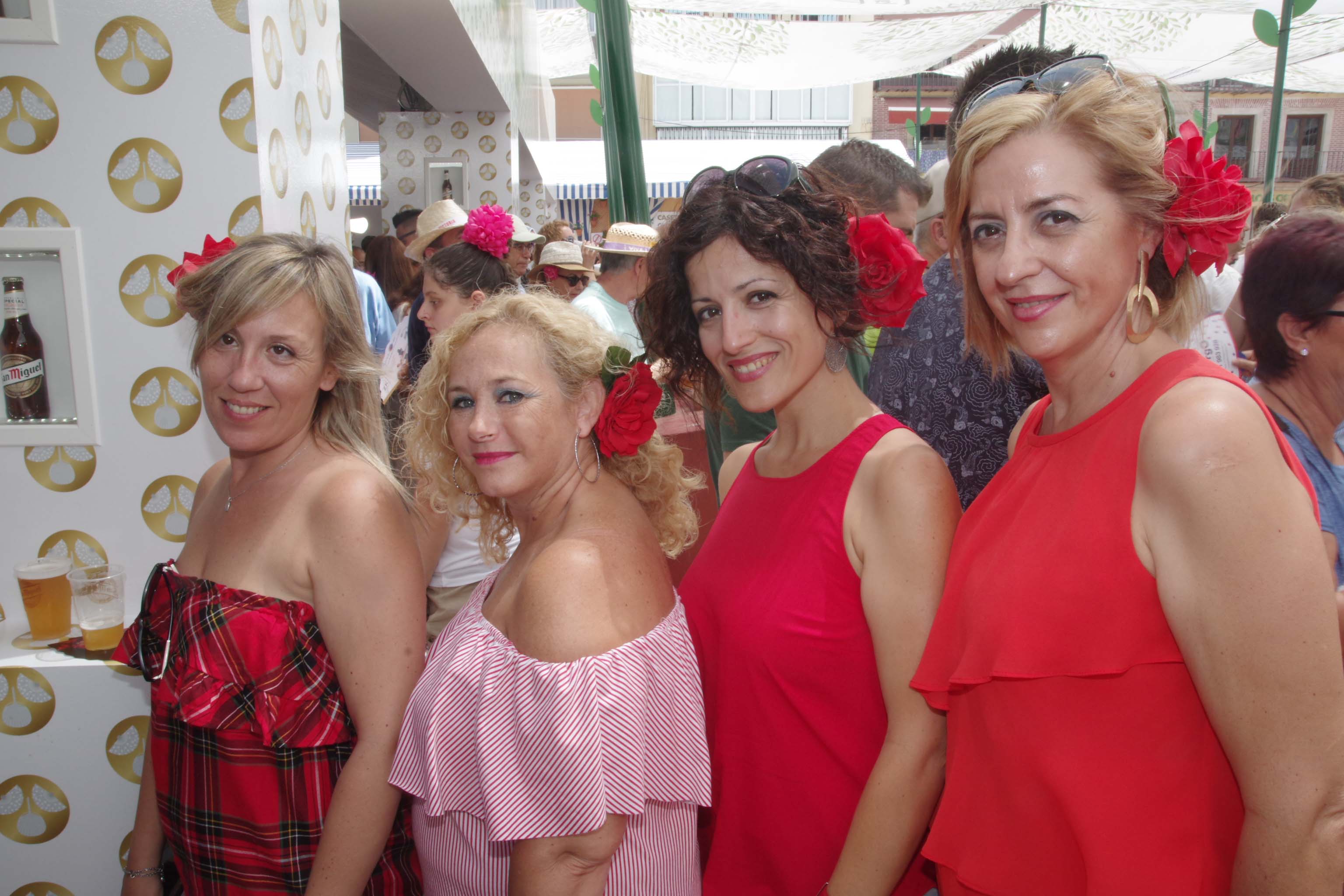 Yolanda Sánchez, María José Rojas, Toñi González y Amelia Luengas.