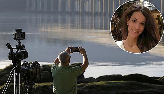 Imagen del puente de Taragoña donde fue encontrado el móvil de la joven madrileña desaparecida.