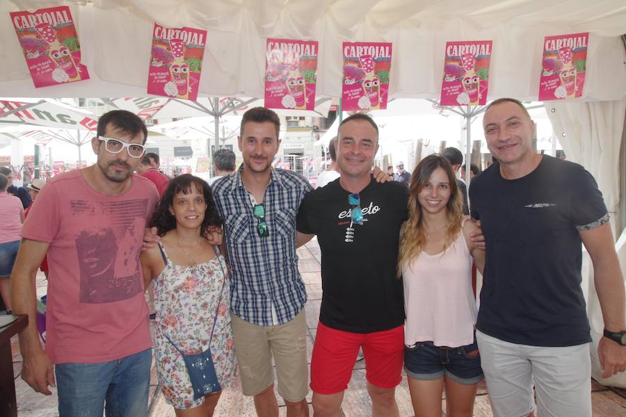 Mariano Morato, Vanesa Álvarez, José Jiménez, Javier Castro, Beatriz Antón y José Luis Jiménez Rabadán que vienen desde Getafe.