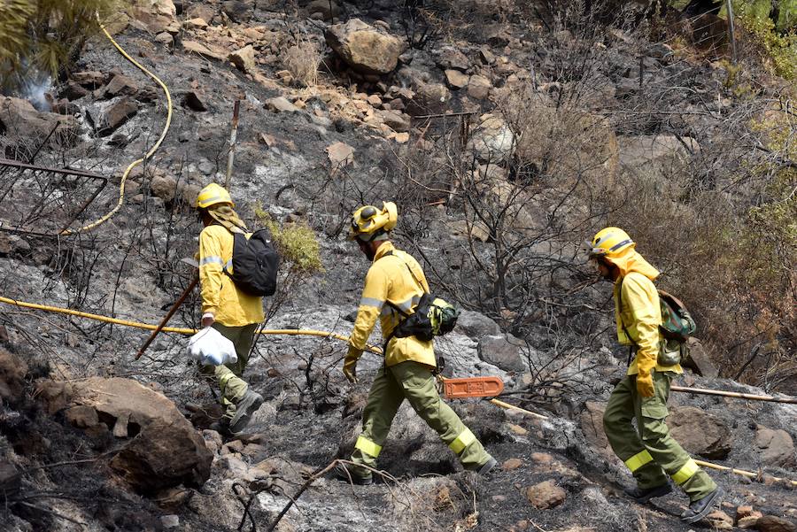 El fuego se inició en la carretera A-397 que une San Pedro con Ronda