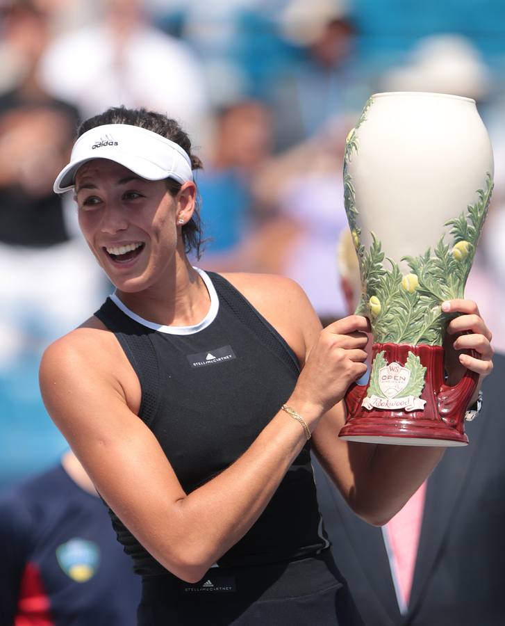 Garbiñe Muguruza ha ganado el Masters 1000 de Cincinnati ante Simona Halep (6-1 y 6-0)