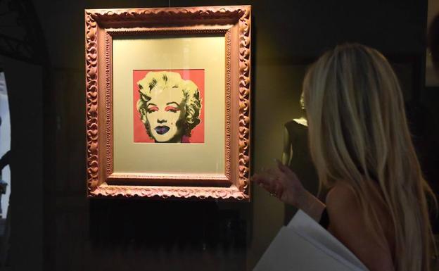 La famosa serigrafía de Marilyn para la galería de Leo Castelli está presente en la muestra. 