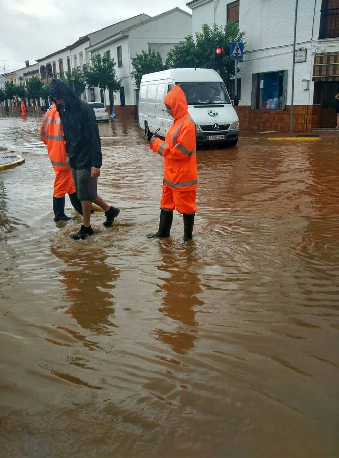 Inundaciones en Humilladero, Antequera y Mollina causadas por las tormentas que ha traído la Dana 