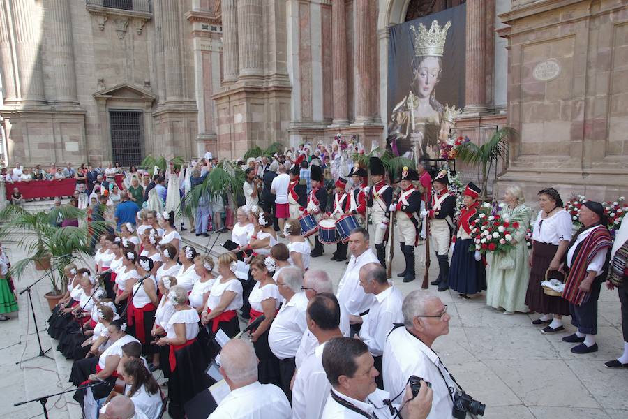 El cortejo partirá a las 19.30 horas de la Catedral, donde por la mañana el obispo ha presidido una misa y una ofrenda floral