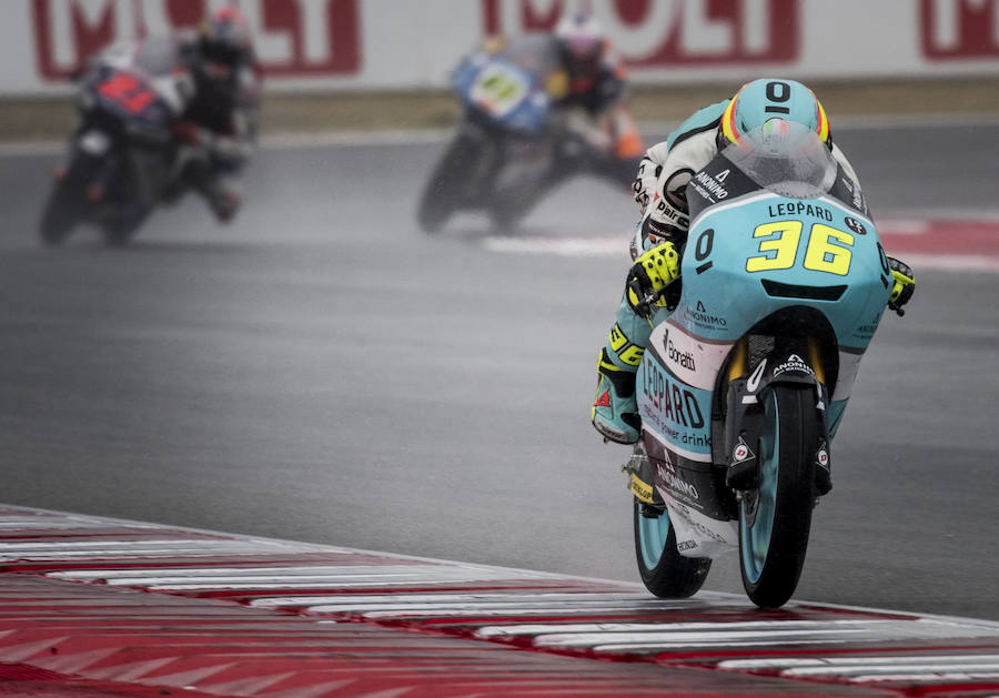 El piloto español de Moto3 Joan Mir (Honda) ha asegurado que el segundo puesto conseguido en el GP de San Marino es "como una victoria" debido a las condiciones de la pista, mojada, muy deslizante y que ha provocado que sólo pudiesen concluir 15 pilotos.