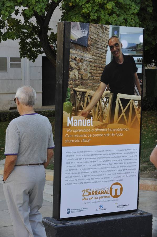 La exposición de la Asociación Arrabal narra la historia de catorce personas que consiguieron reinsertarse en la sociedad tras tocar fondo