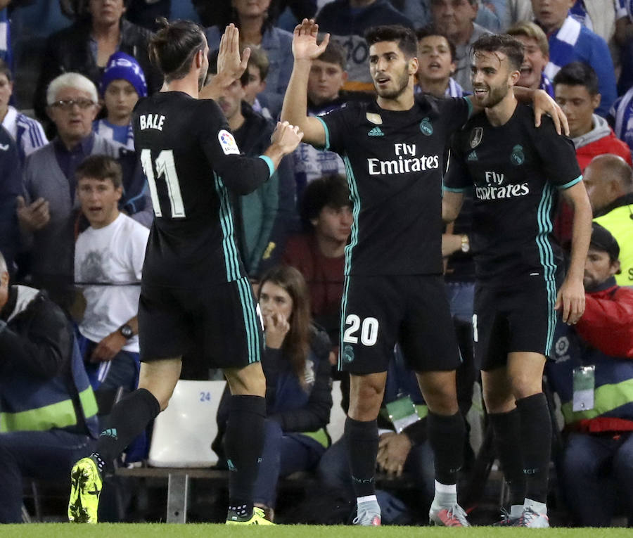 El Real Madrid saltó al césped de Anoeta con Borja Mayoral de titular para intentar romper la racha del conjunto vasco.