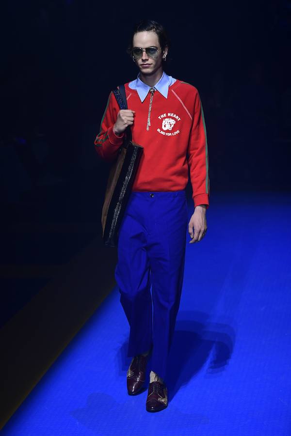 La firma italiana presenta su nueva colección Primavera-Verano durante la semana de la moda de Milán 