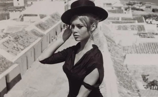 Brigitte Bardot, a finales de los 50, en Torremolinos.