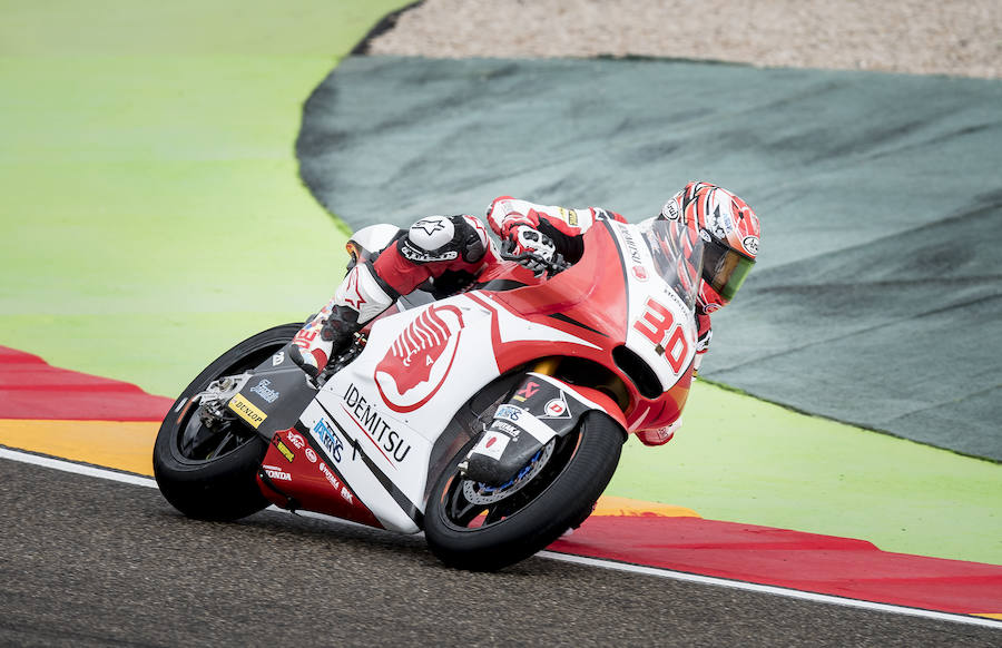 El piloto japonés de Moto2 Takaaki Nakagami.