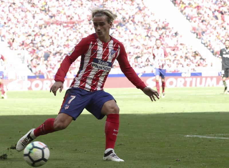 Las mejores imágienes del triunfo del Atlético ante el Sevilla (2-0) en el Wanda Metropolitano