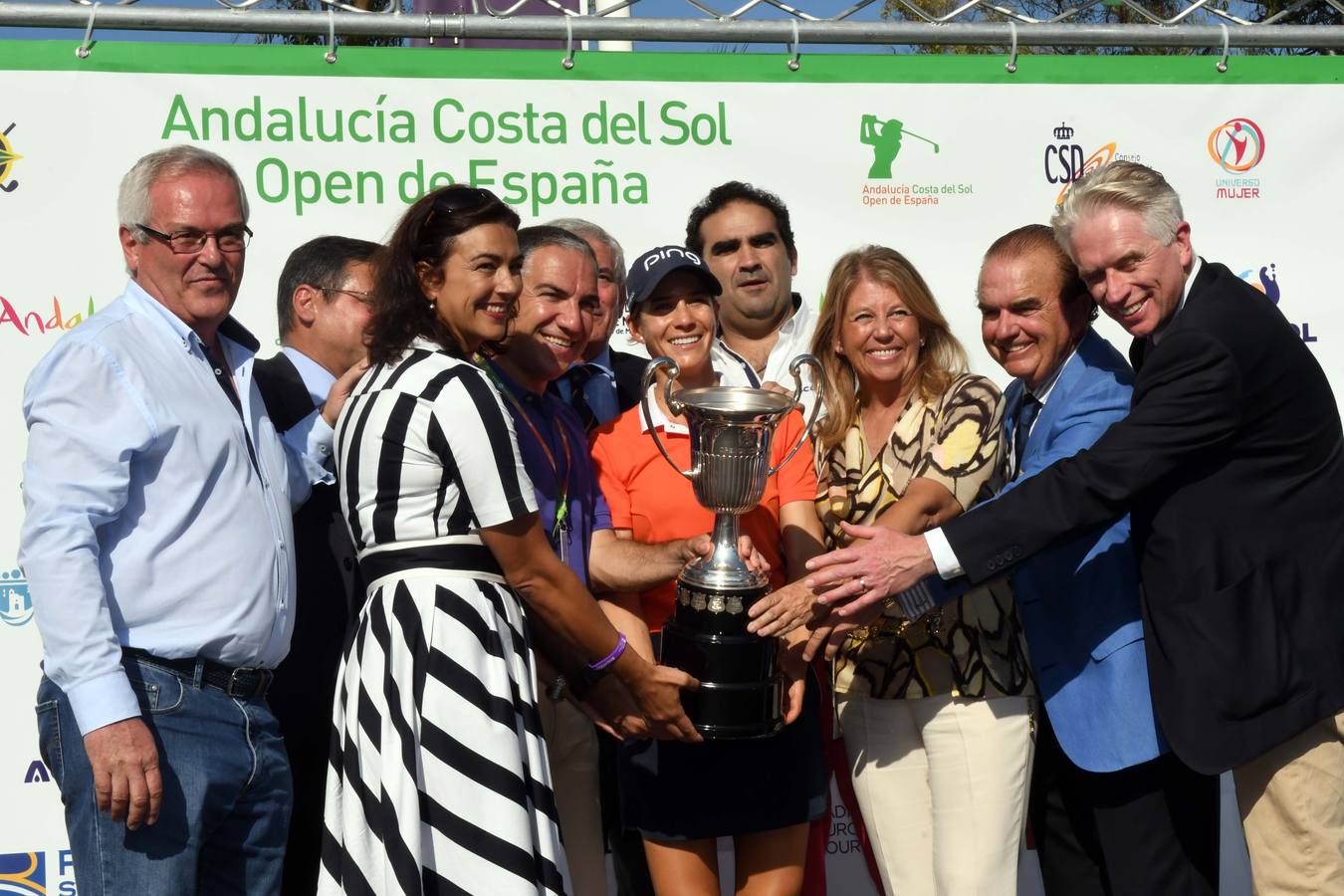 La malagueña recupera su mejor juego y revalida título en el campo que la vio crecer, Guadalmina, para sumar el sexto trofeo de su vitrina