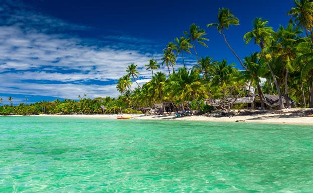 Lugar paradisiaco en Fiji.