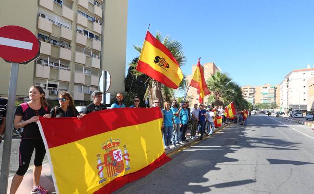 Guardias Civiles despedidos en Huelva.