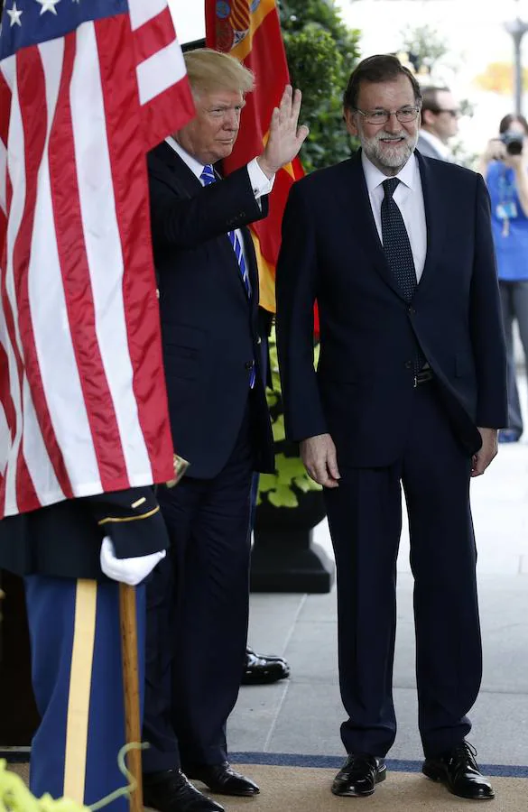 Los dos mandatarios se han reunido en lel Despacho Oval de la Casa Blanca