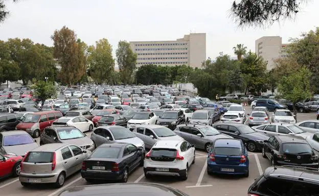 Parcela de los aparcamientos del Hospital Civil. 