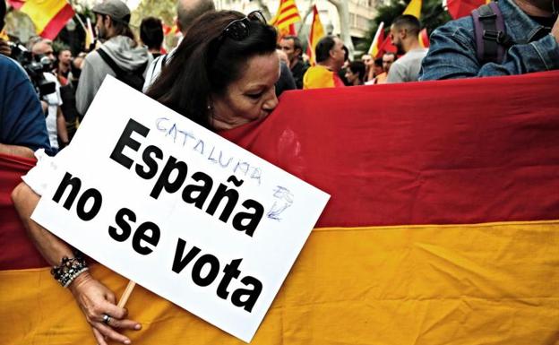 Manifestación en Barcelona 